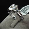 Rectangle Emerald Cut CZ Zircon Ring