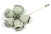 Handmade Fabric Rose Flower Pin Brooch