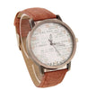 Newspaper Jean Fabric Analog Wrist Watch